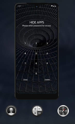 Black liquid metal channel Galaxy M20 Tech theme screenshot 4