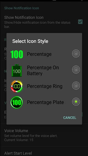 Battery Status Speaker screenshot 3