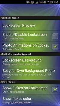 God Lock screen screenshot 3