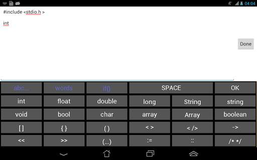 Programmers keyboard screenshot 3