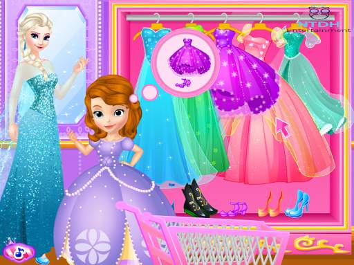 Elsas cloths shop - Dress up games for girls screenshot 2