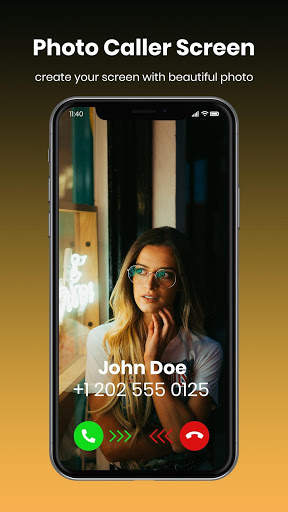 Photo Caller Screen : My Photo Phone Dialer screenshot 1