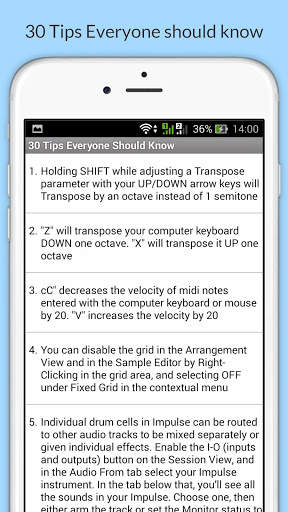 Free Ableton Live Tips screenshot 7