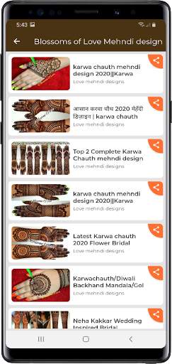Mehndi Designs | Mehndi Design Video Tutorials App screenshot 7