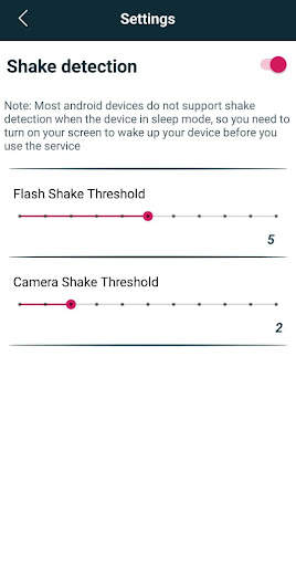 Shake Flashlight & Camera 5 تصوير الشاشة