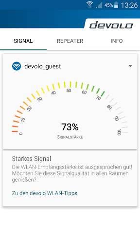 devolo WLAN Hilfe screenshot 1