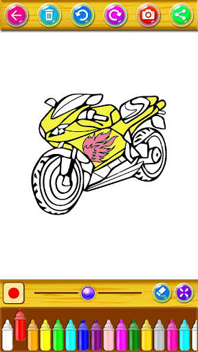 Mewarnai Motor Ninja screenshot 5