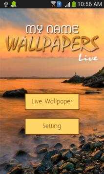 My Name Live Wallpaper screenshot 1
