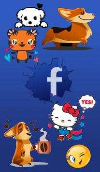 Gif Stickers for Facebook Messenger screenshot 2