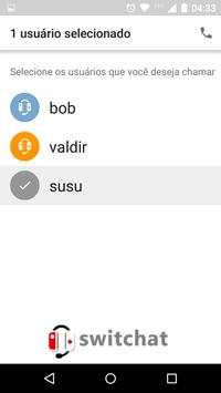 SWITCHAT - Cross Chat em Grupo screenshot 1