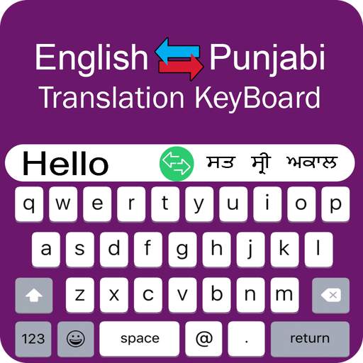 Punjabi Keyboard - English to Punjabi Typing 1.9