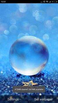 Blue Bubble Wallpaper screenshot 1