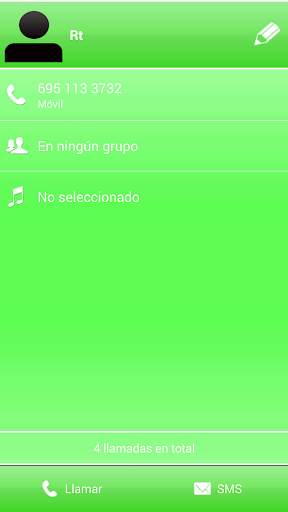 THEME FOR EXDIALER GLASS GREEN screenshot 4