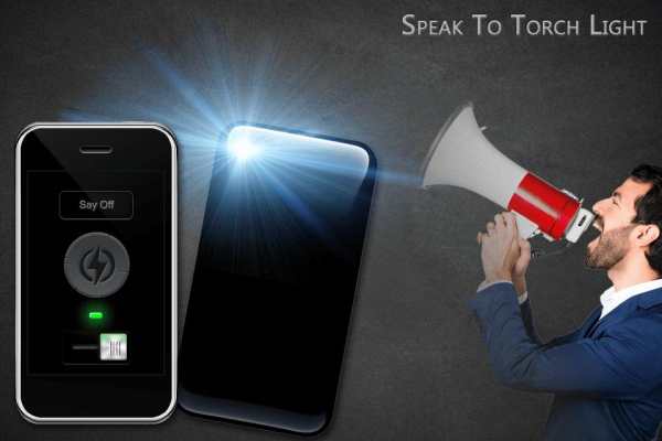 Voice Flashlight - Speak to Torch Light screenshot 1