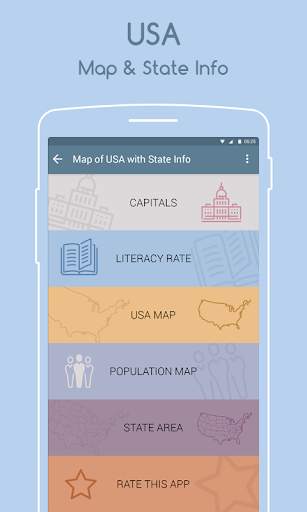 Map of USA скриншот 1