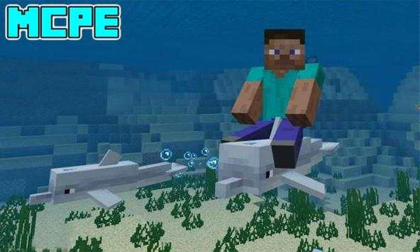 Dolphin Riding Mod for MCPE screenshot 1