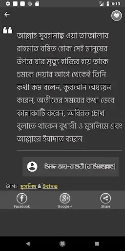 মুসলিম মনীষীদের বাণী - Bangla Islamic Bani screenshot 2