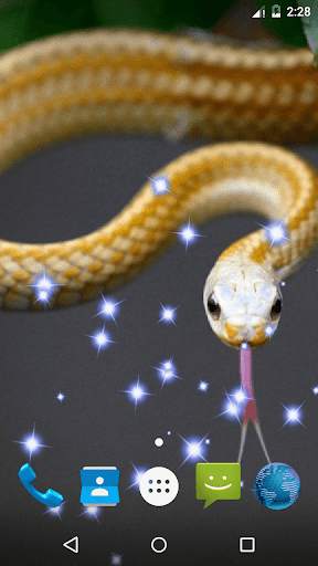Snake Live Wallpaper screenshot 1