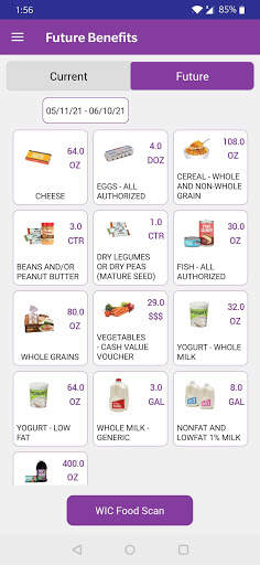 California WIC App screenshot 2