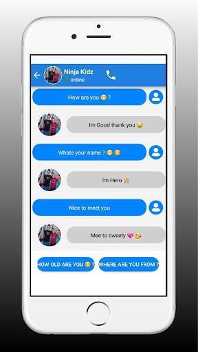 Call Ninja Kidz tv Video & Voice screenshot 1