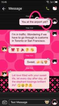 One Sms Theme for Hello Kitty screenshot 3