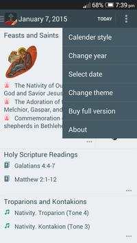 Orthodox Calendar Lite screenshot 4
