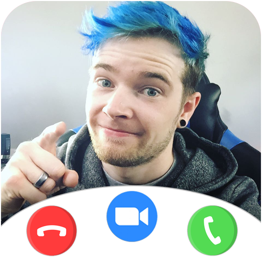 Fake DanTDM Call Voice &amp; Video icon