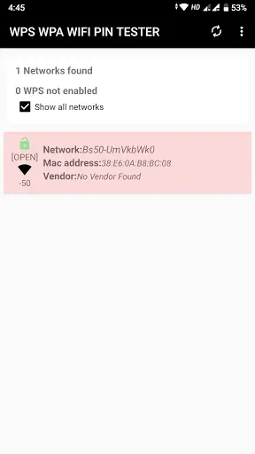 WPS WPA WIFI PIN TESTER - NO ROOT screenshot 2