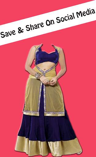 lehnga choli photo maker screenshot 5