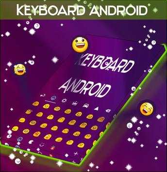 Purple Keyboard For Android 4 تصوير الشاشة