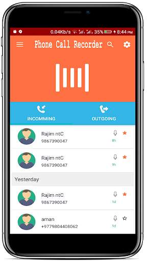 Phone Call Recorder Automatic screenshot 3