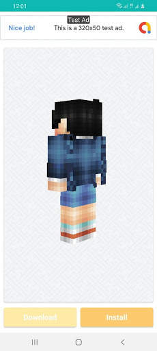 Minecraft 3D Skin screenshot 2