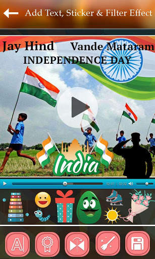 Independence Day Video Maker screenshot 4