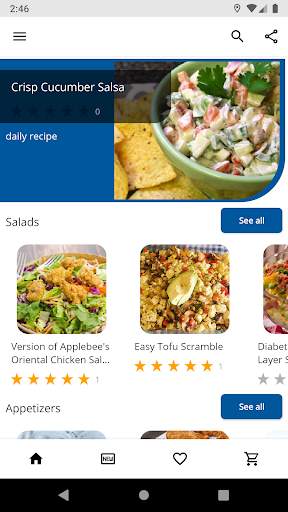 Free Recipes and Cooking screenshot 1