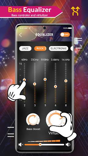 Music Equalizer Lite  - ultra sound Bass booster screenshot 1