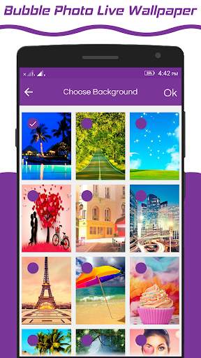 Bubble Photo Live Wallpaper screenshot 2