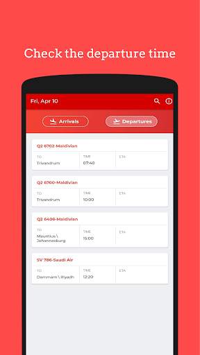 Maldives Flight Schedule screenshot 3