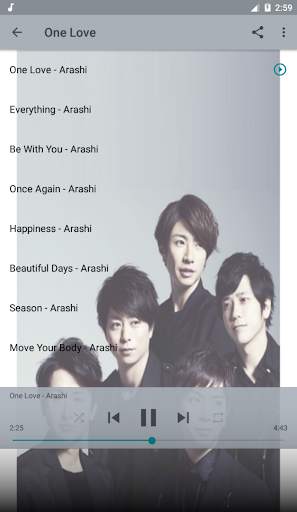 Arashi Best Of Music screenshot 2