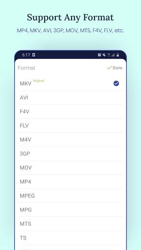 Video Converter & Compressor(MP4,MOV,MKV,AVI,3GP) screenshot 3