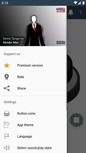 Slender Man Sound Button 2 تصوير الشاشة