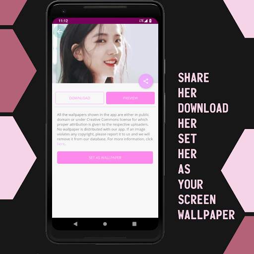 KIM JISOO BLACKPINK - KPOP Wallpaper HD screenshot 5