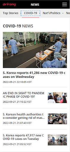 Arirang TV for Phones screenshot 4