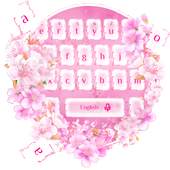 Romantic Sakura Keyboard Theme 10001004