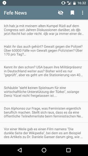 Fefe News - Blog Reader screenshot 1