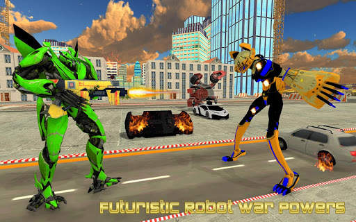 Cat Robot Car Battle:Transform screenshot 13
