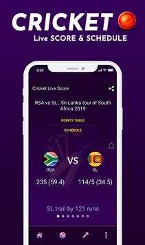 Live Cricket Score - Cricket Live Score screenshot 1