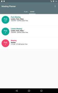 Meeting Planner 13 تصوير الشاشة