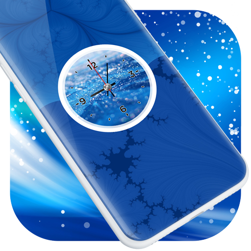 Blue Clock Live Wallpaper icon