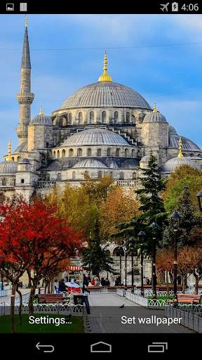 Blue Mosque Live Wallpaper screenshot 2