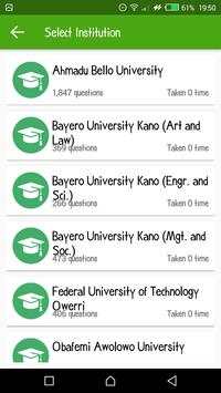 Post UTME CBT Practice For Post-UTME 2018 screenshot 2